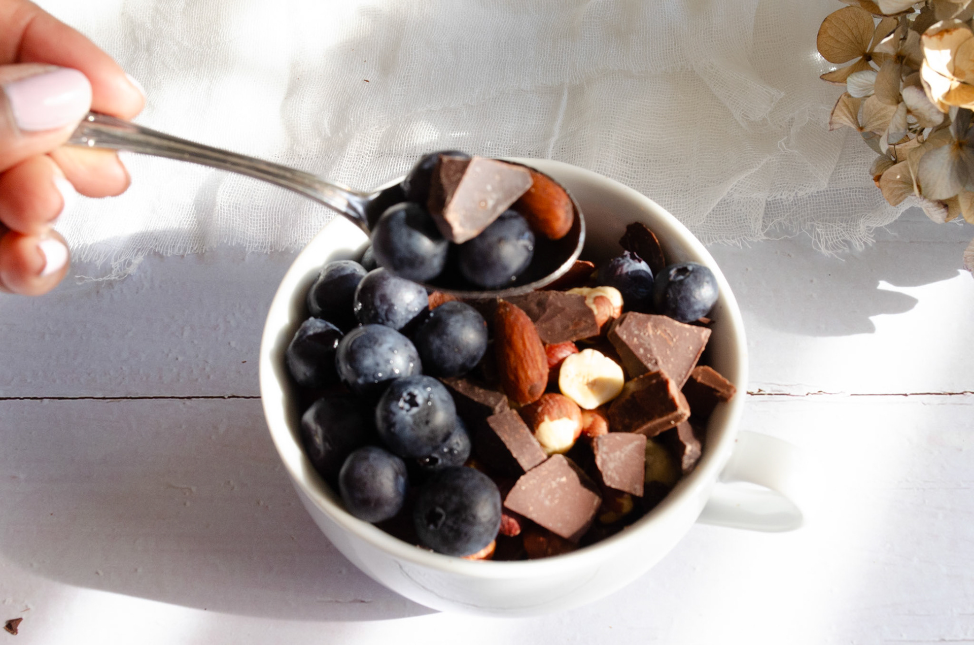 food_berries nuts and chocolate bowl